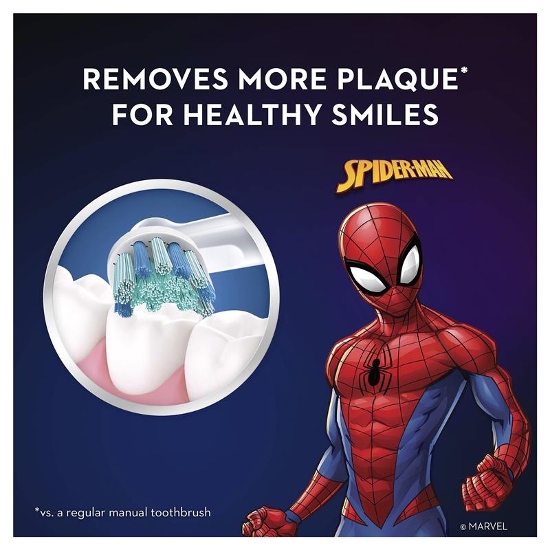 Load image into Gallery viewer, Oral B Power Toothbrush Kids Star Wars/Spiderman Refills 2 Pack
