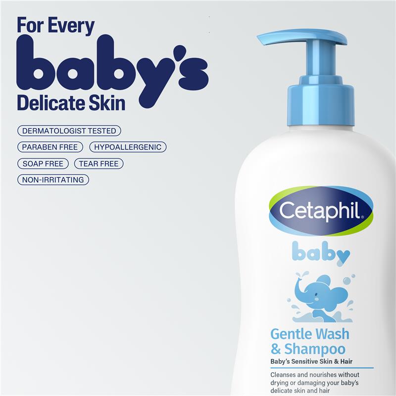 Load image into Gallery viewer, Cetaphil Baby Gentle Wash and Shampoo 400ml
