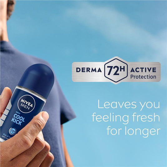 NIVEA MEN Deodorant Roll On Cool Kick 50ml