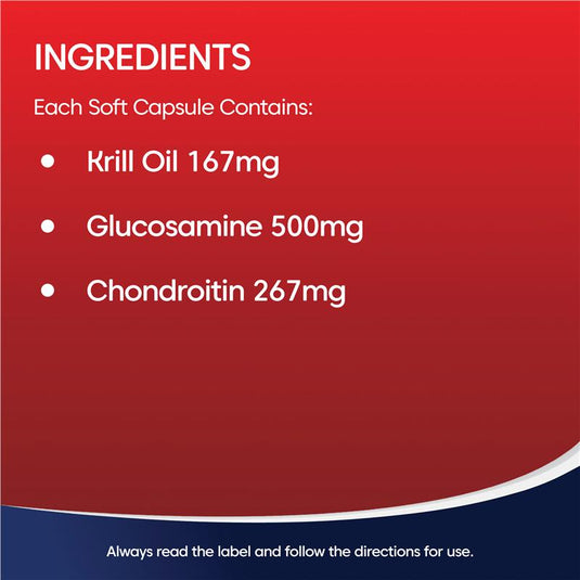 Bioglan Red Krill Oil Active Joints Plus 90 Capsules