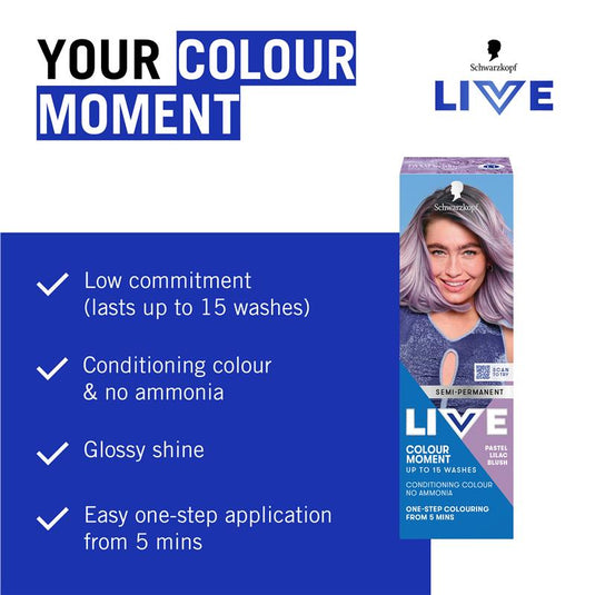 Schwarzkopf Live Colour Pastels Lilac Blush 75ml