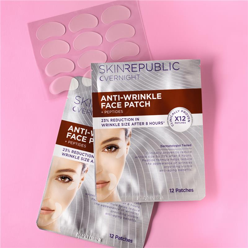 Load image into Gallery viewer, Skin Republic Overnight Anti-Wrinkle Patches 12 Pack
