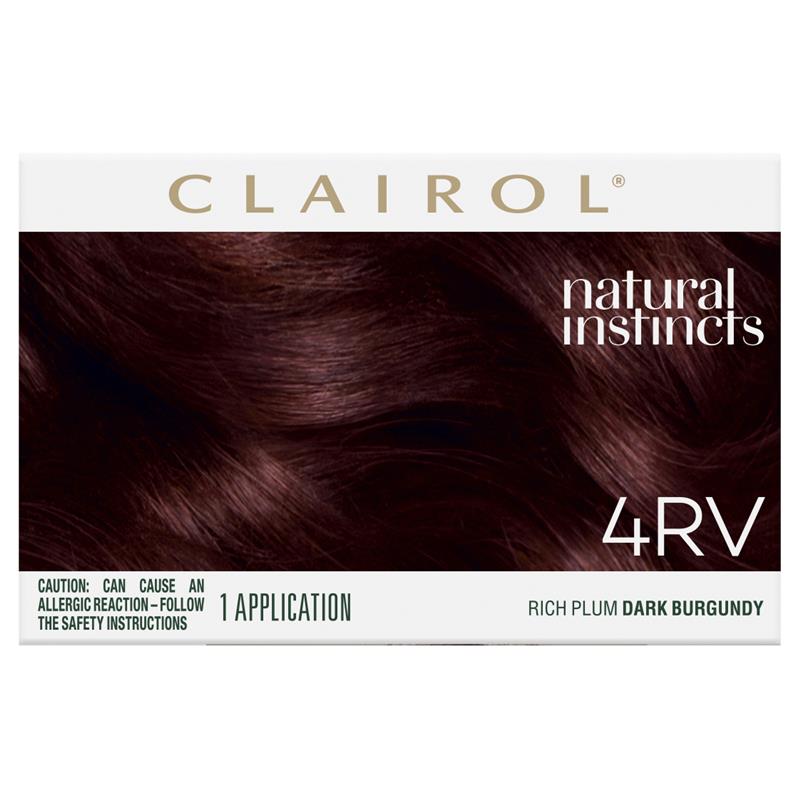 Load image into Gallery viewer, Natural Instincts 4RV Dark Burgundy Semi Permanent Hair Colour
