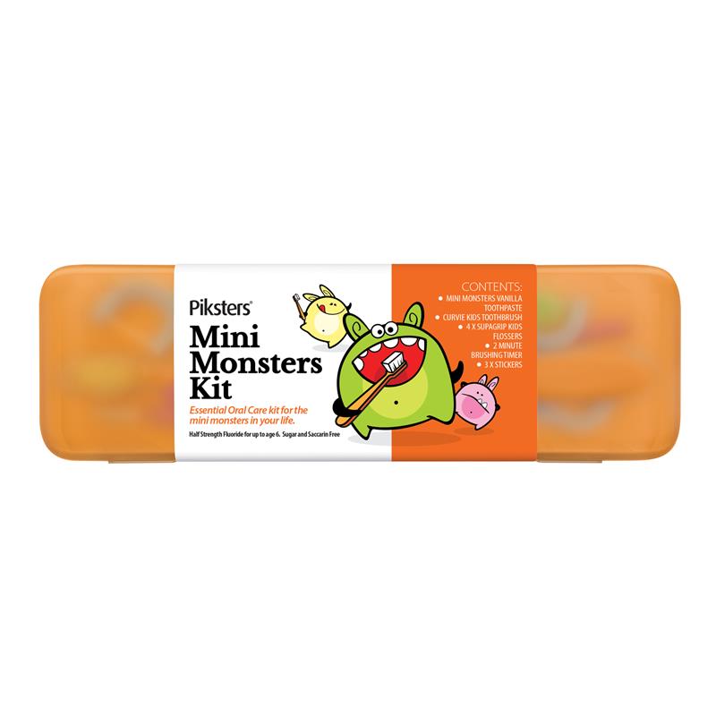 Load image into Gallery viewer, Piksters Mini Monsters Oral Care Kit

