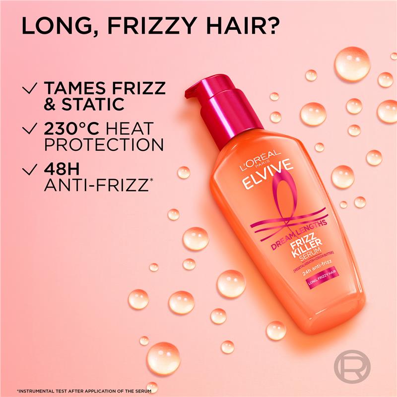 Load image into Gallery viewer, L'Oreal Paris Elvive Dream Lengths Frizz Killer Serum 100ml
