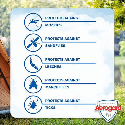 Aerogard Heavy Duty 40% Deet 150g Aerosol