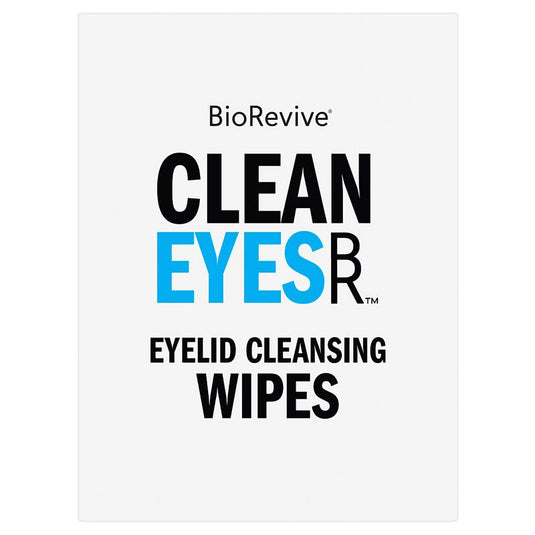 BioRevive Clean Eyes Eyelid Cleansing Wipes 30 Pack