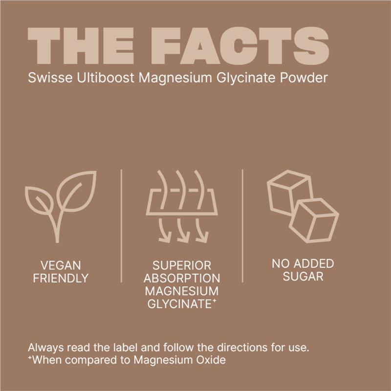 Load image into Gallery viewer, Swisse Ultiboost Magnesium Glycinate Unflavoured Powder 140g
