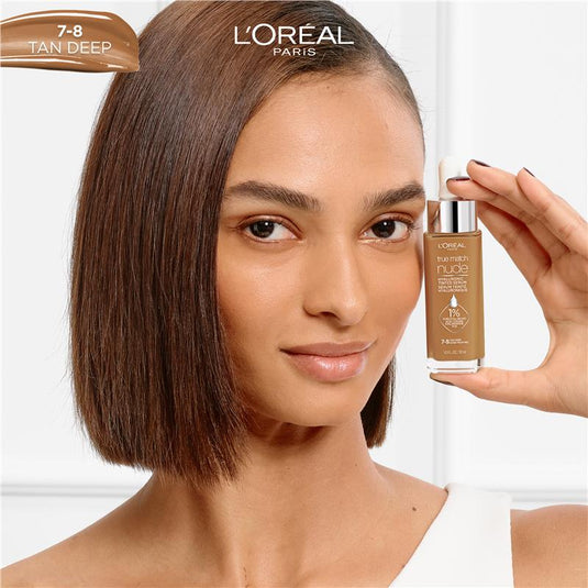 L'Oreal Paris True Match Nude Plumping Tinted Serum 7-8 Tan Deep