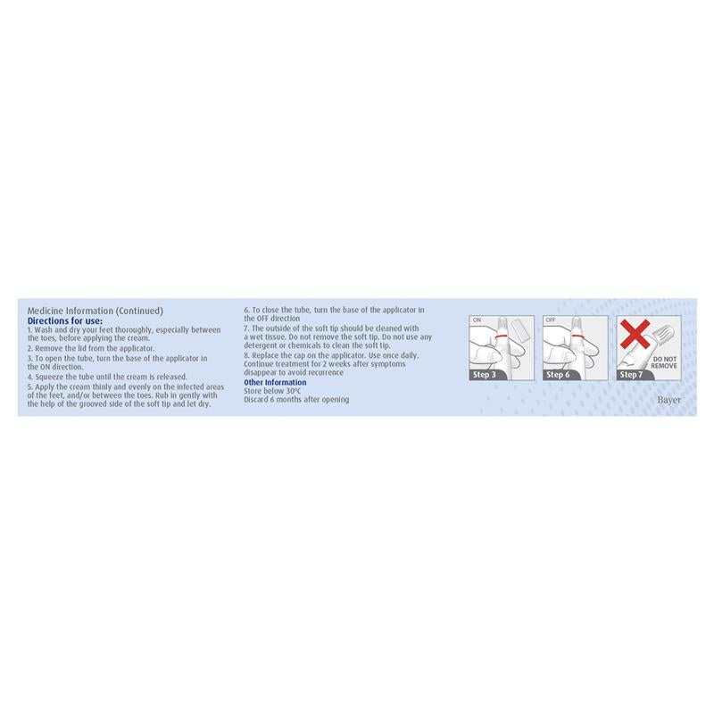 Load image into Gallery viewer, Canesten Once Daily Antifungal Athletes Foot Cream with Applicator 15g
