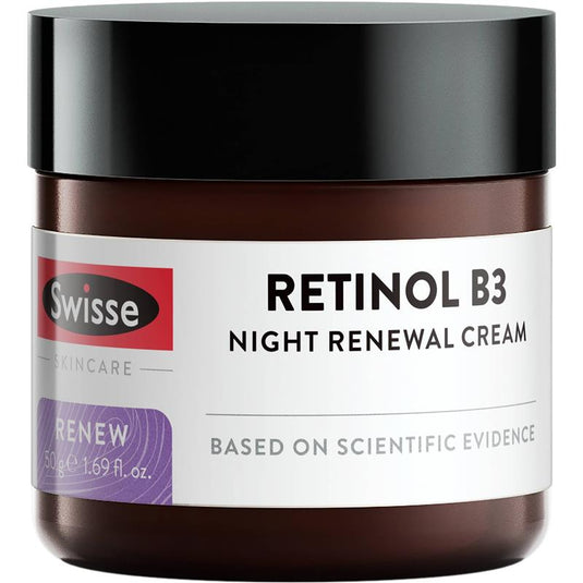 Swisse Skincare Retinol B3 Night Renewal Cream 50g