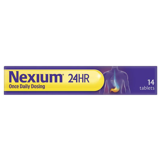 Nexium 24hr Heartburn & Acid Reflux Relief 20mg 14 Tablets