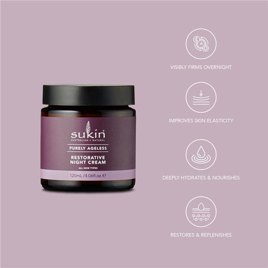 Sukin Purely Ageless Restorative Night Cream 120ml