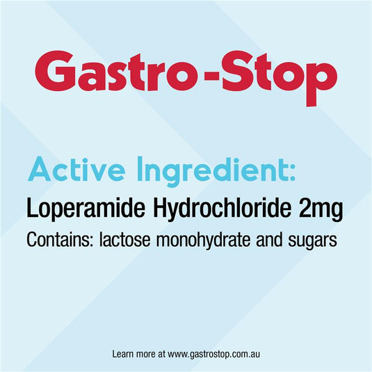 GastroStop Loperamide 20 Capsules