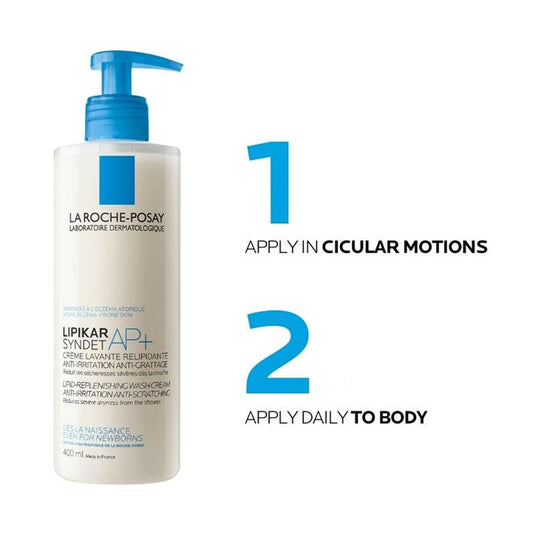 La Roche-Posay Lipikar Syndet AP+ Cream Wash 400ml