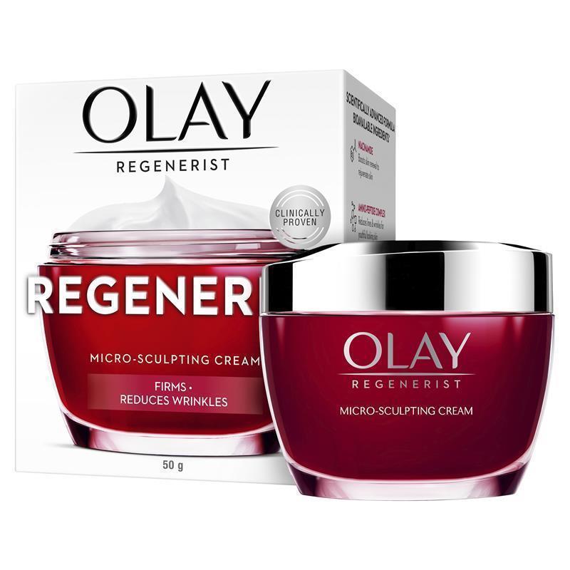 Load image into Gallery viewer, Olay Regenerist Advanced Anti-Ageing Micro-Sculpting Face Cream Moisturiser 50g
