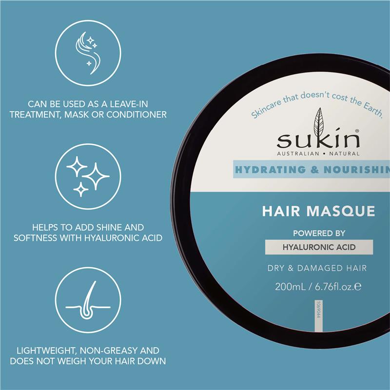 Load image into Gallery viewer, Sukin Hydrating And Nourishing Hair Masque 200ml
