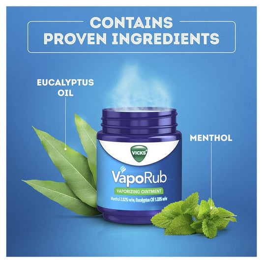 Vicks VapoRub Ointment Decongestant Chest Rub 100g