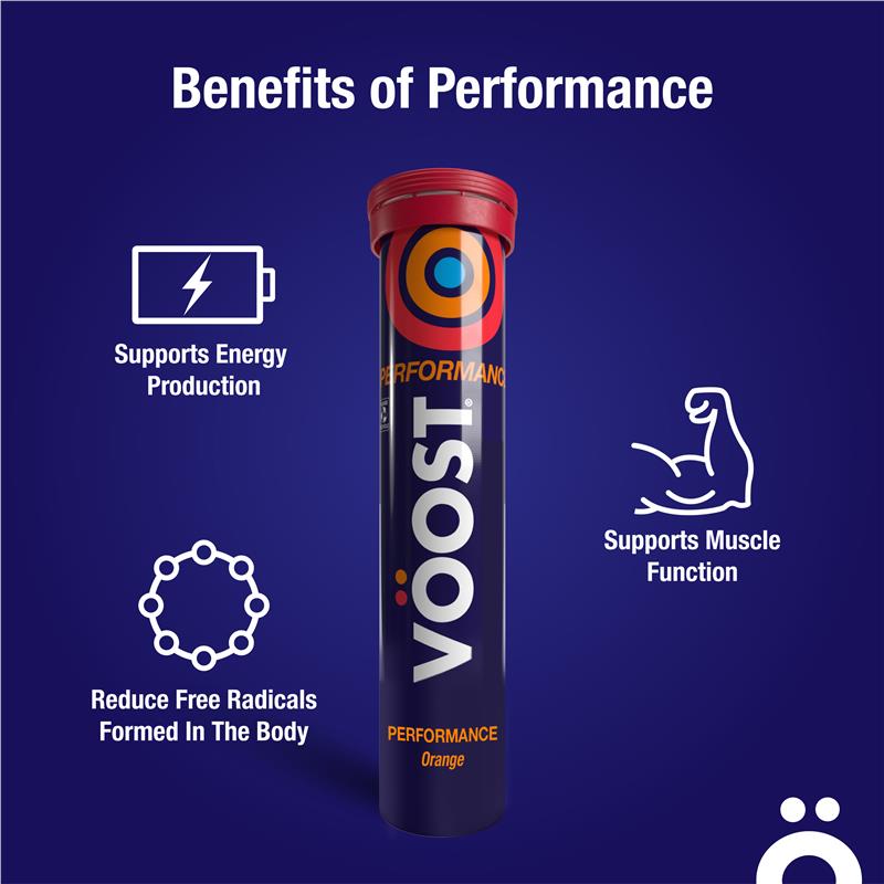 Load image into Gallery viewer, Voost Vitamin B+ Orange Performance Effervescent 20 Tablets
