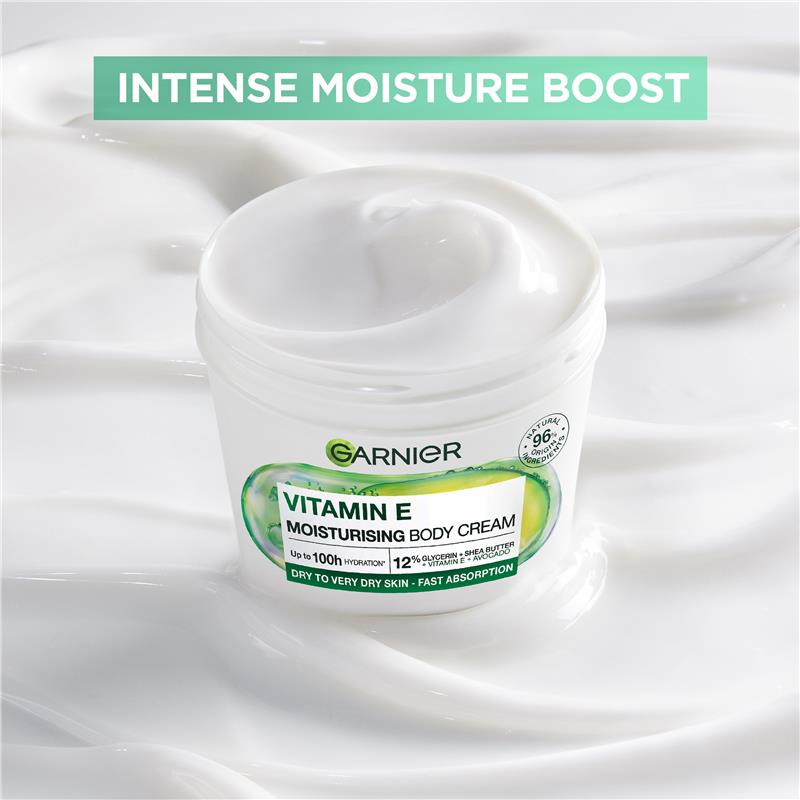 Load image into Gallery viewer, Garnier Body Vitamin E Moisturising Body Cream 380ml
