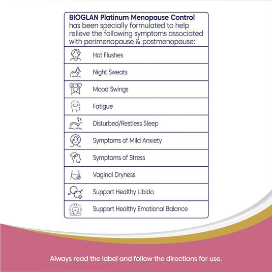 Bioglan Platinum Menopause Control 60 Capsules