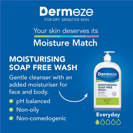 Dermeze Soap Free Wash 1 Litre