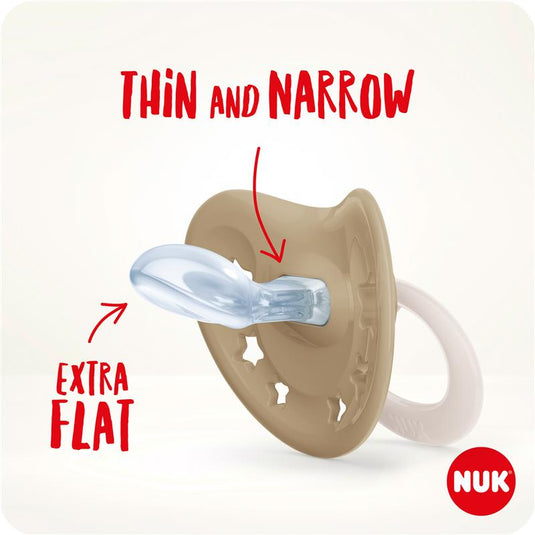 Nuk Signature Soother Silicone 0-6 Months 2 Pack