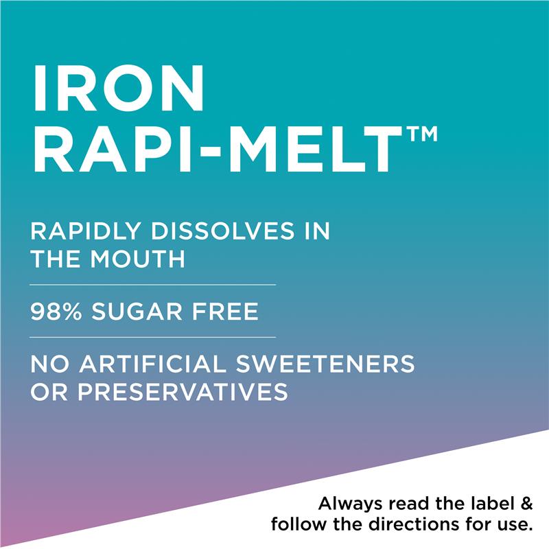Load image into Gallery viewer, Blackmores Iron Rapi-Melt 90 Tablets

