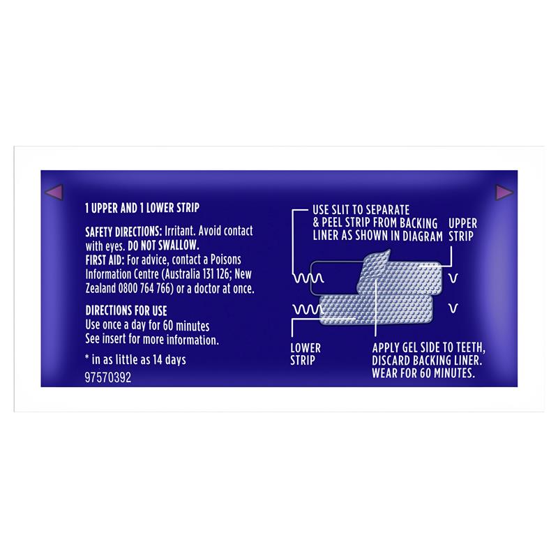 Load image into Gallery viewer, Oral B 3D White Luxe Advanced Seal 14 Teeth Whitening Treatments
