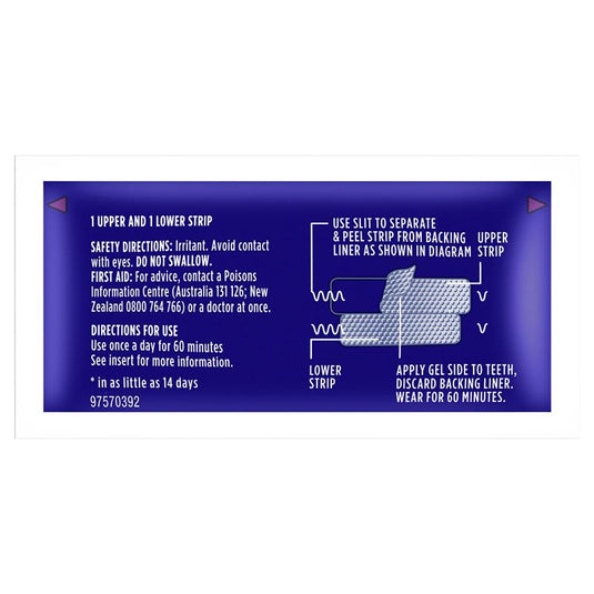 Oral B 3D White Luxe Advanced Seal 14 Teeth Whitening Treatments