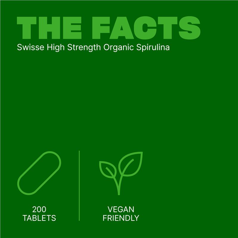 Load image into Gallery viewer, Swisse Organic Spirulina 1000mg 200 Tablets
