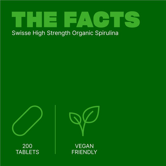 Swisse Organic Spirulina 1000mg 200 Tablets