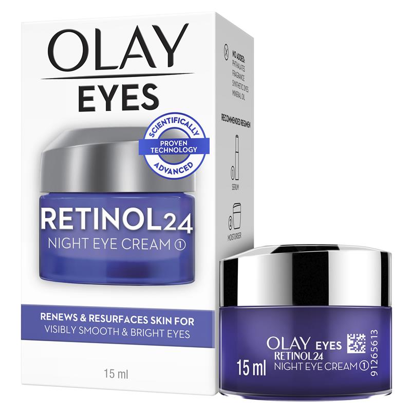 Load image into Gallery viewer, Olay Eyes Retinol 24 Night Eye Cream 15ml
