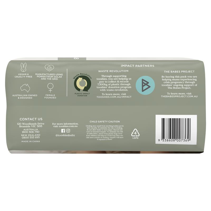 Load image into Gallery viewer, Tooshies Eco Nappies with Organic Bamboo Size 5 Walker 13-18kg, 32 pack
