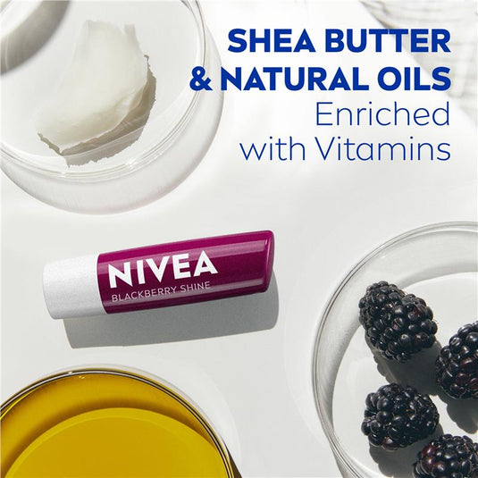 NIVEA Lip Blackberry Shine Lip Balm 4.8g