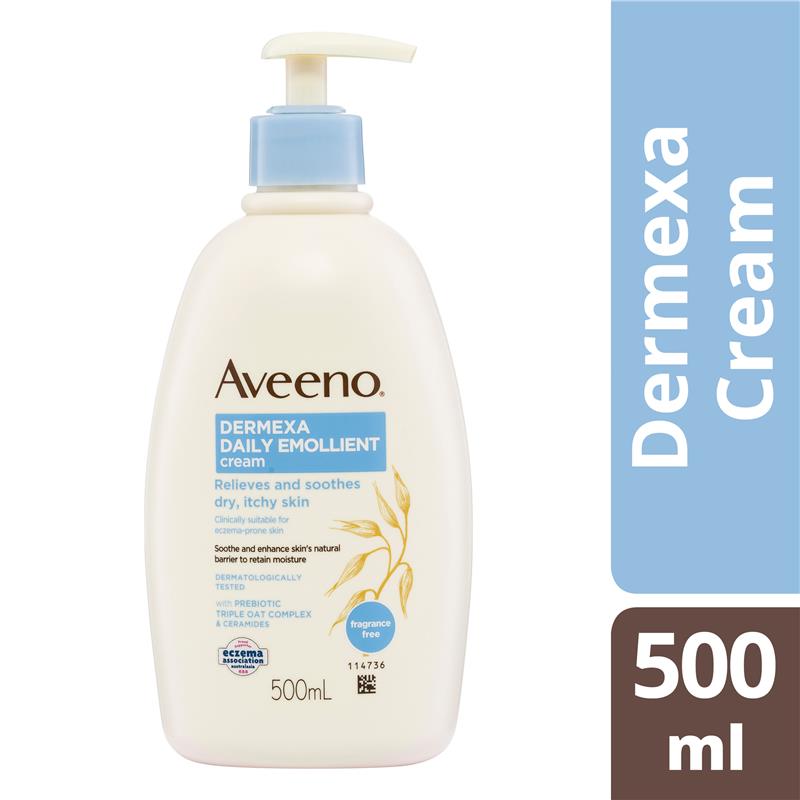 Load image into Gallery viewer, Aveeno Dermexa Daily Emollient Fragrance Free Body Cream 500ml
