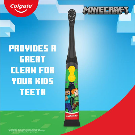 Colgate Toothbrush Kids Sonic Battery Toothbrush Minecraft