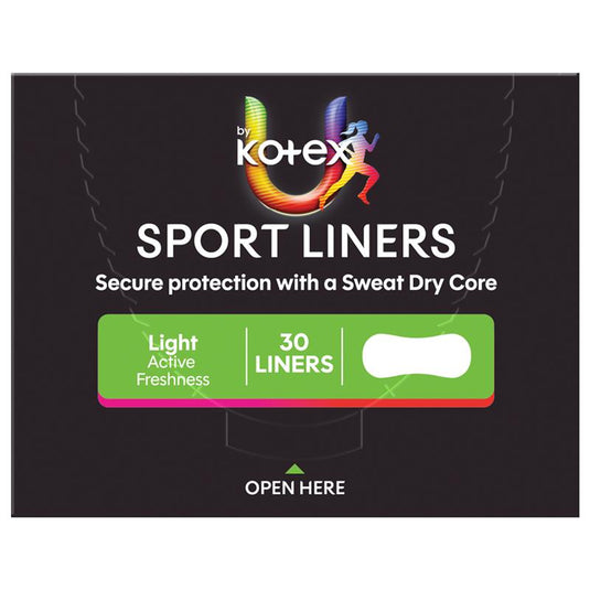 U by Kotex Liners Sport 30 Pack