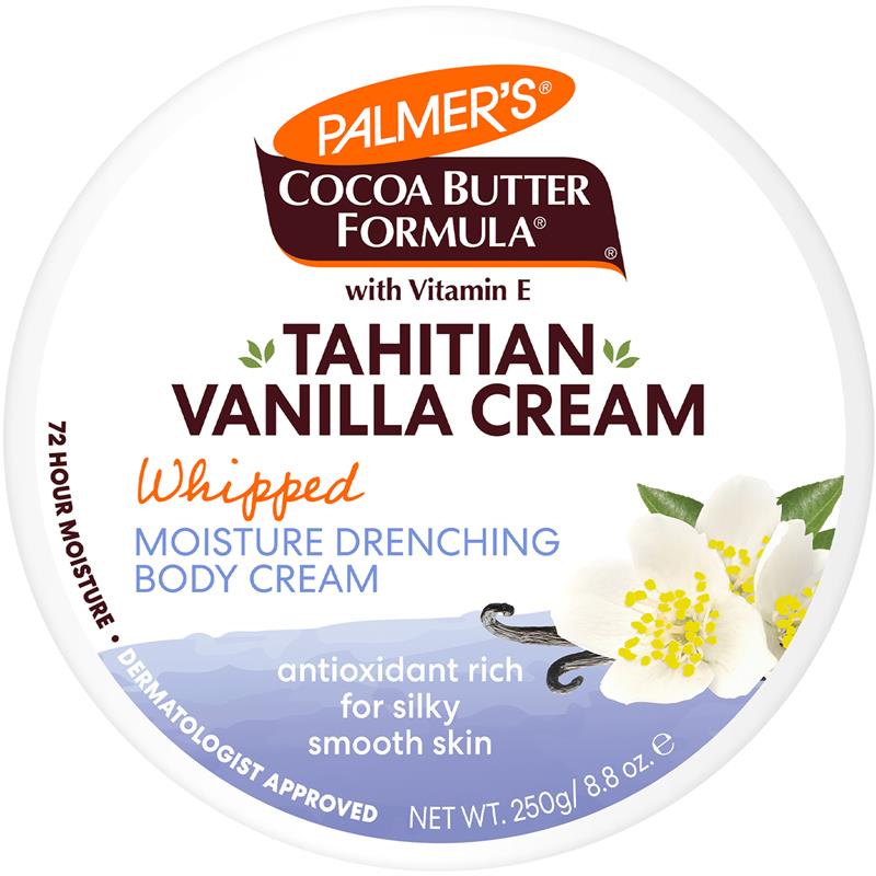Load image into Gallery viewer, Palmers Tahitian Vanilla Whipped Body Cream 250g
