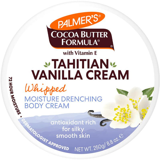 Palmers Tahitian Vanilla Whipped Body Cream 250g
