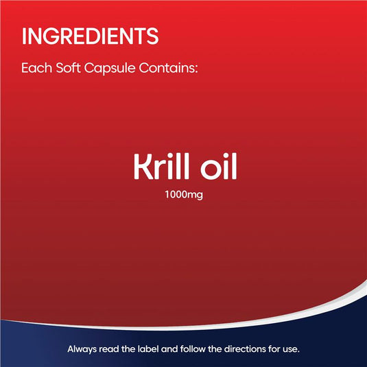 Bioglan Red Krill Oil 1000mg 60 Capsules