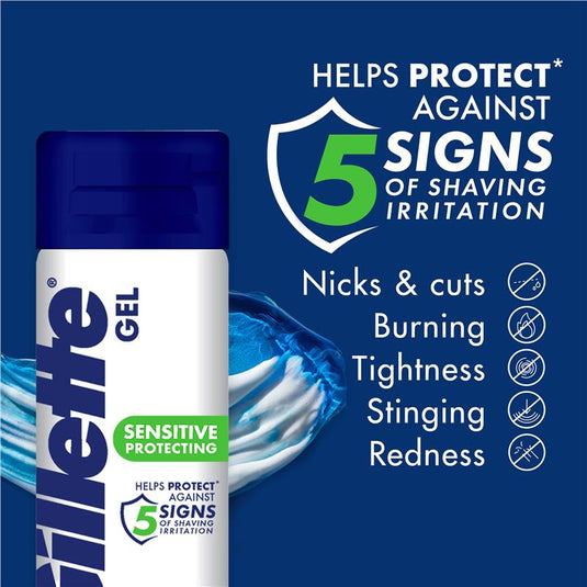 Gillette Sensitive Skin Soothing Shave Gel 195g