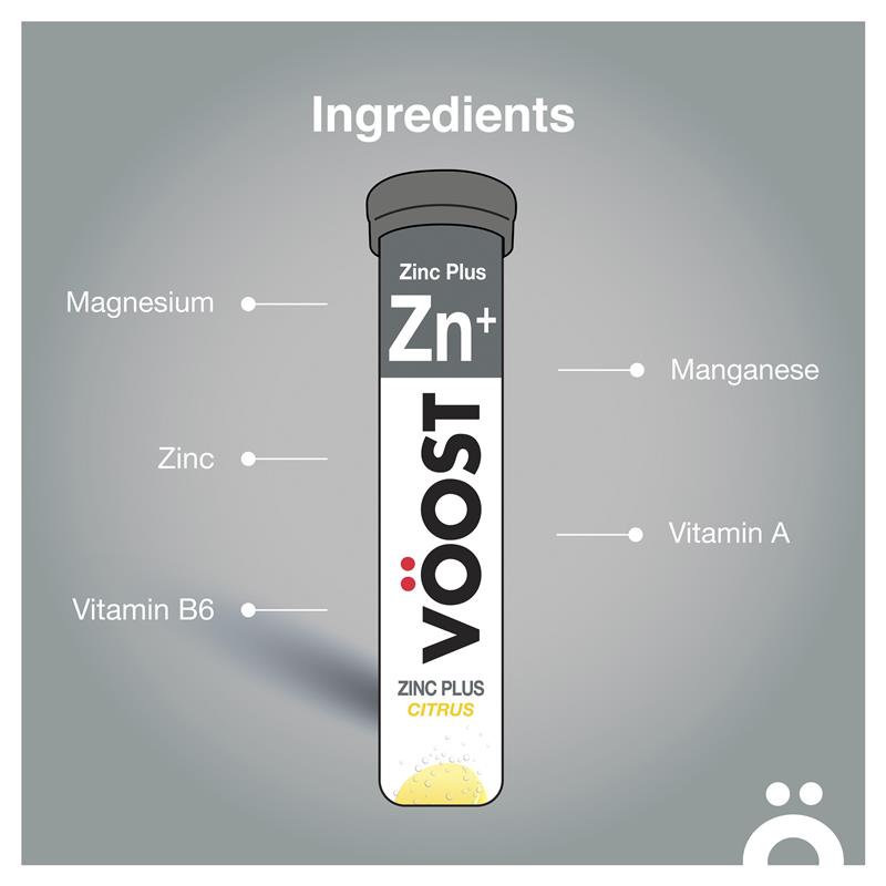 Load image into Gallery viewer, Voost Zinc Plus Effervescent 20 Tablets
