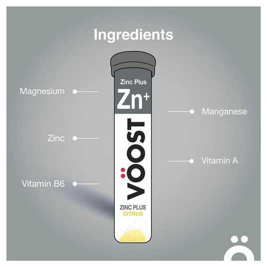 Voost Zinc Plus Effervescent 20 Tablets