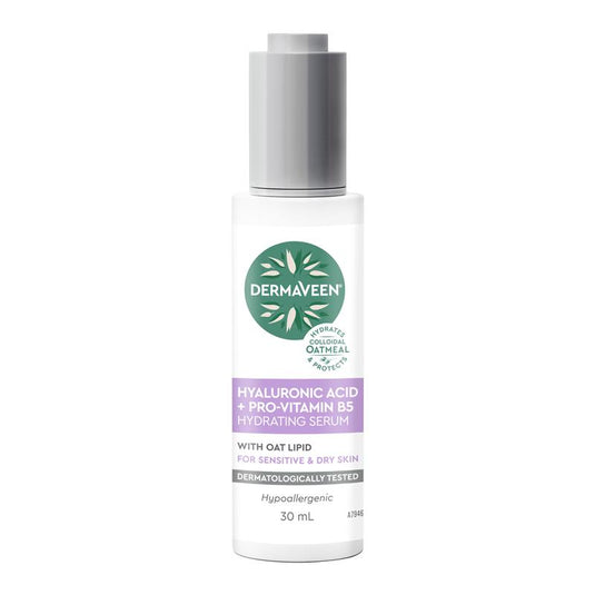 DermaVeen Face Hyaluronic Acid + Pro-Vitamin B5 Hydrating Serum 30ml