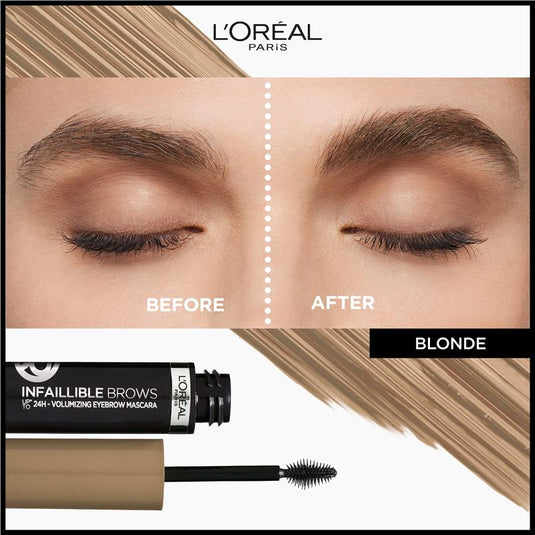 L'Oreal Paris Infallible Brows Volumizing Eyebrow Mascara 7.0 Blonde