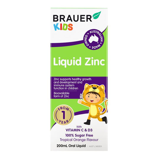 Brauer Kids Liquid Zinc 200ml