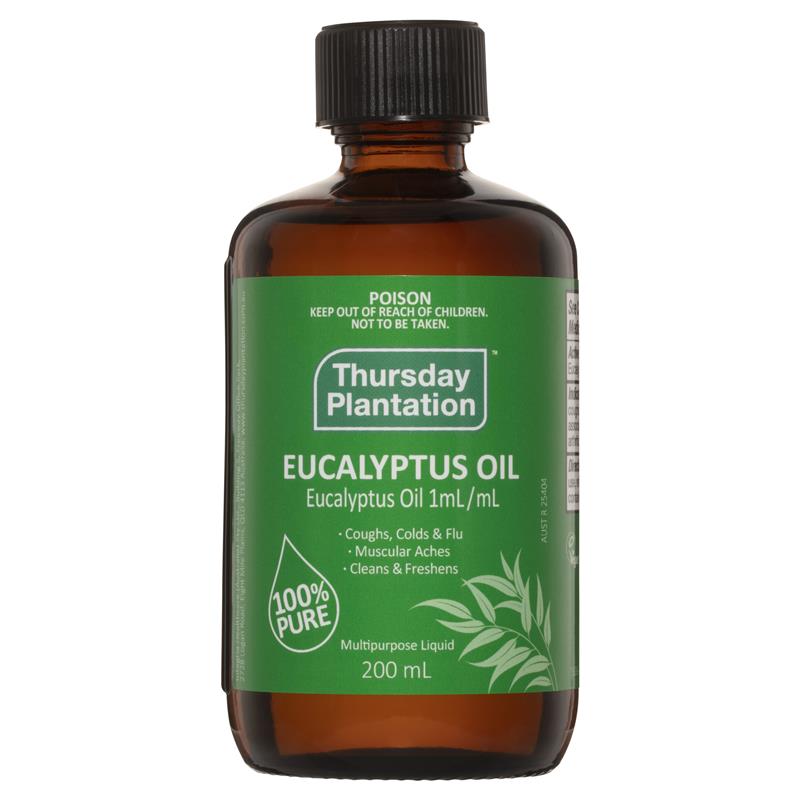 Load image into Gallery viewer, Thursday Plantation 100% Pure Eucalyptus Oil 200ml
