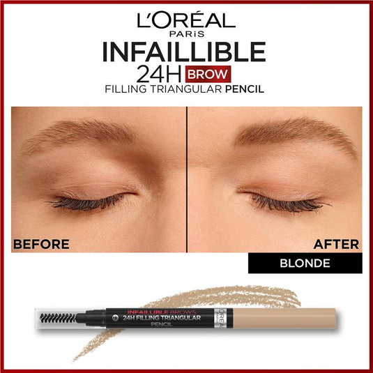 L'Oreal Paris Infallible Brows 24H Filling Triangular Pencil 7.0 Blonde