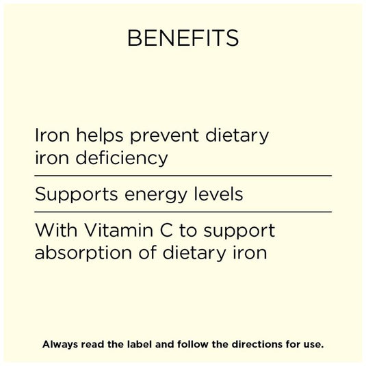 GO Healthy Iron + Vitamin C 30 Hard Capsules